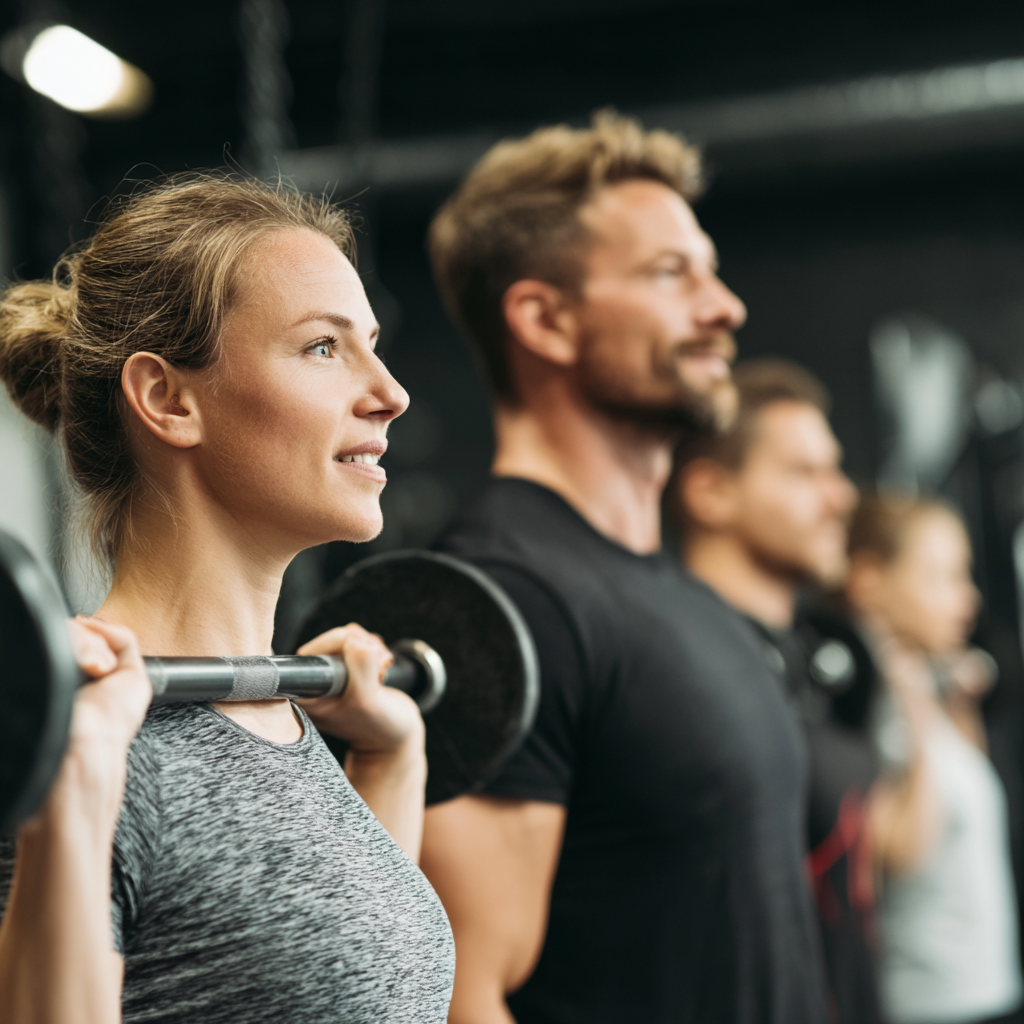 Ukrainian adults preparing healthy nutritious meals in modern kitchen, demonstrating proper nutrition habits and balanced eating for fitness goals